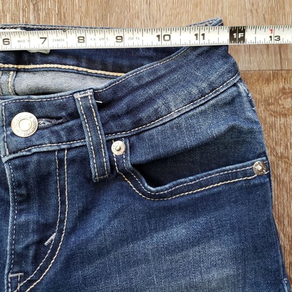 Levi’s Denim Jean Legging Jeggings Med Wash Skinny Stretchy, 23" waist - Picture 9 of 15